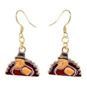 Thanksgiving Turkey Earrings | Cute Fall Dangle Jewelry